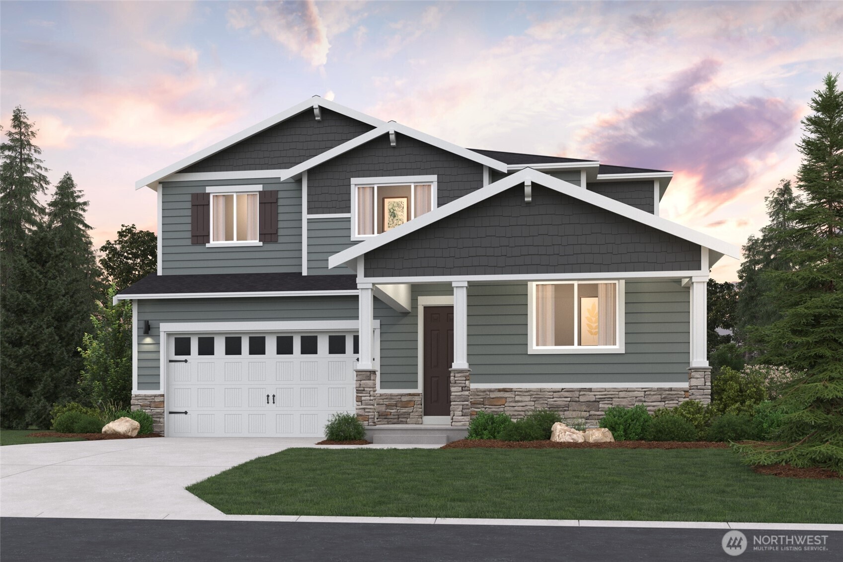 5924 Trce Drive Southwest Port Orchard, WA 98367 - Photo 1 of 25 a front view of a house with a yard
