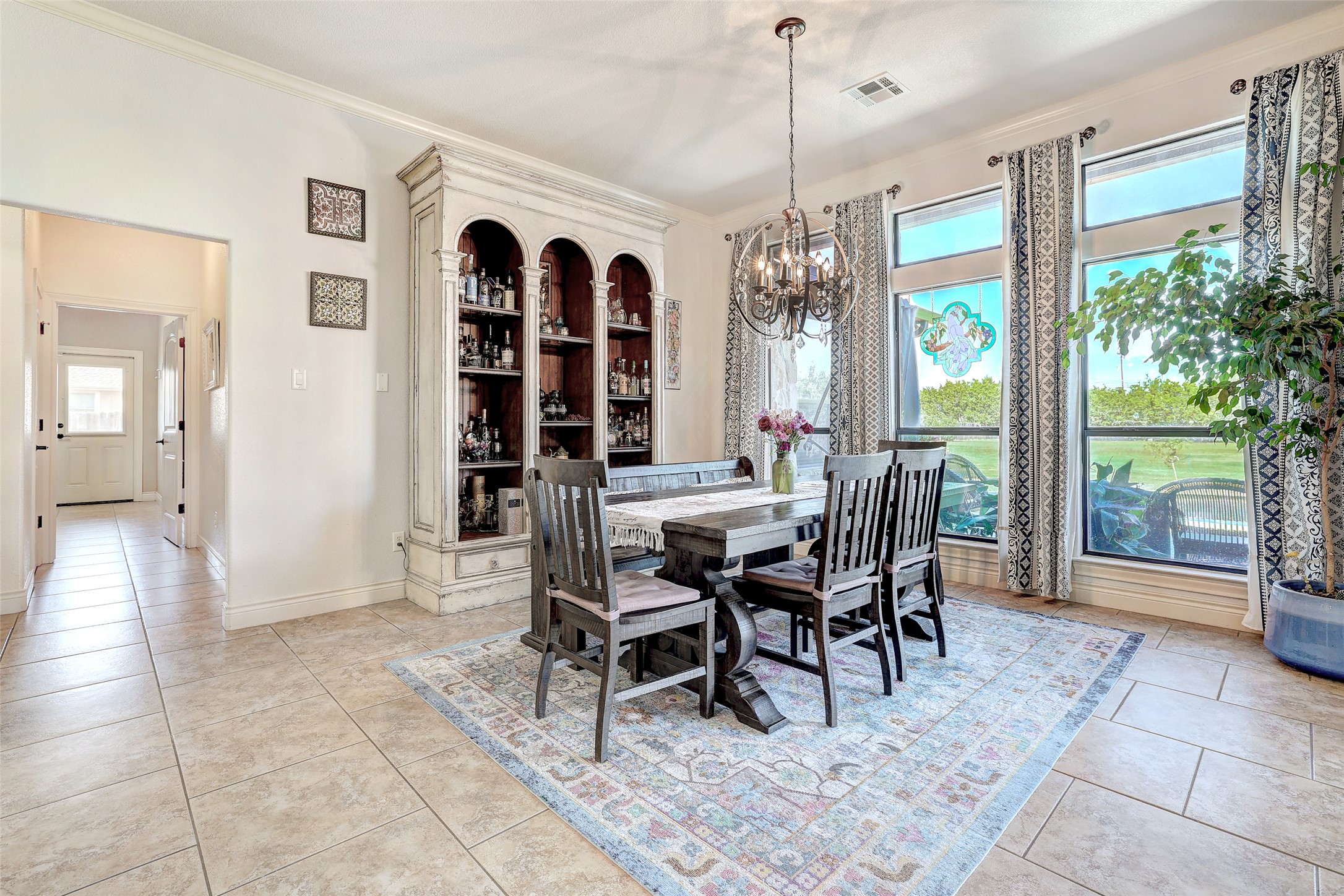 Undisclosed Address Georgetown, TX 78633 - Photo 17 of 39 a view of a dining room with furniture window and wooden floor