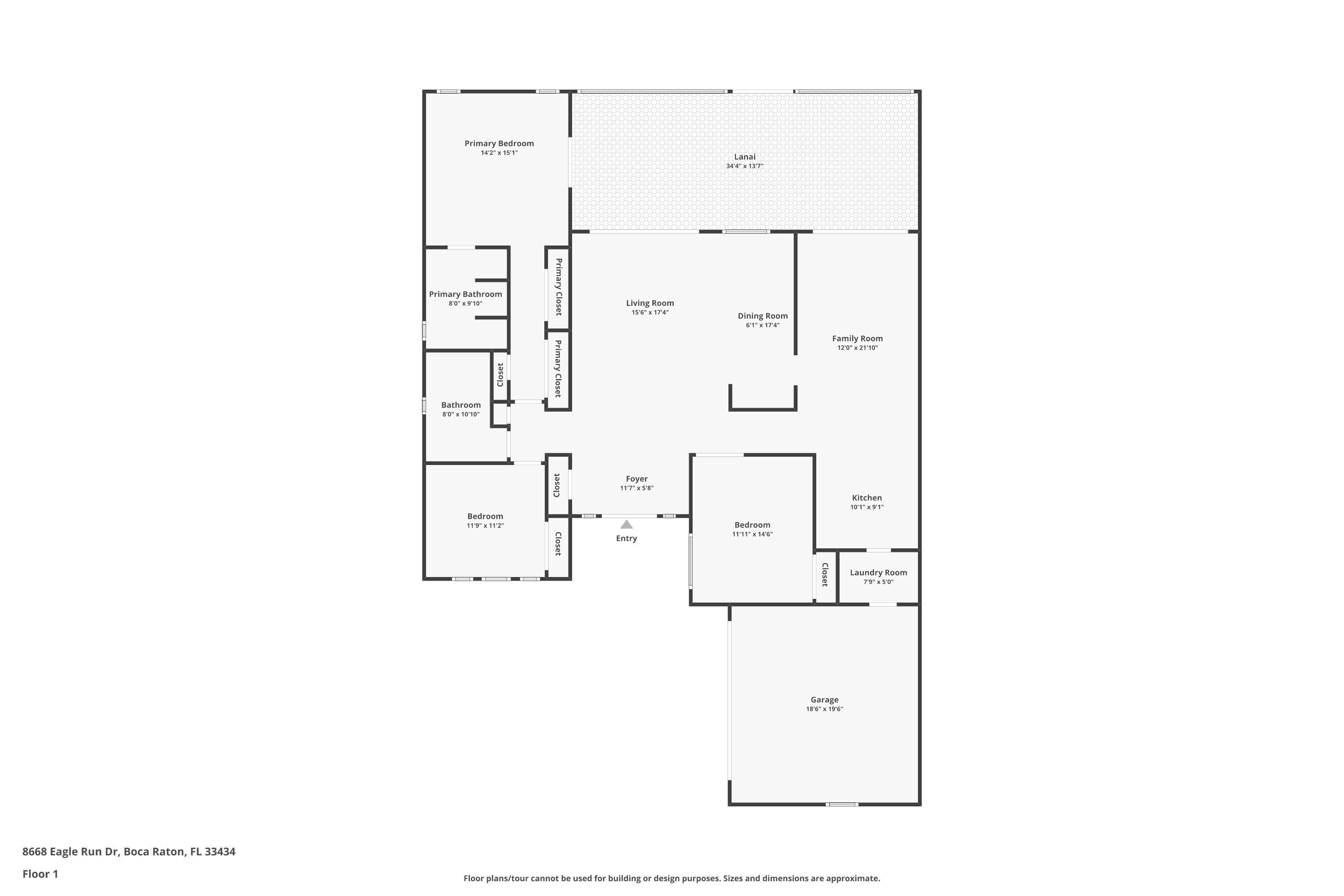 8681 Eagle Run Drive Boca Raton, FL 33434 - Photo 41 of 41 Floor Plan