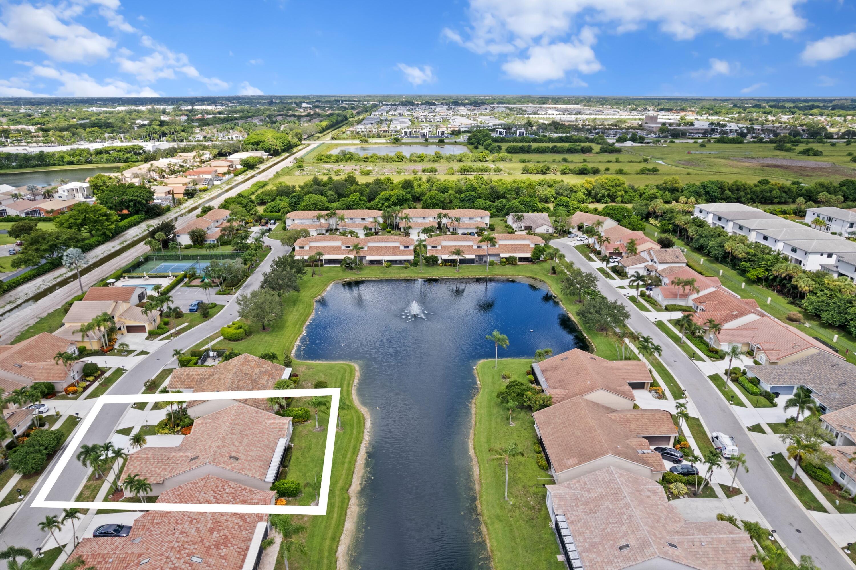 8681 Eagle Run Drive Boca Raton, FL 33434 - Photo 25 of 41 Aerial Neighborhood View