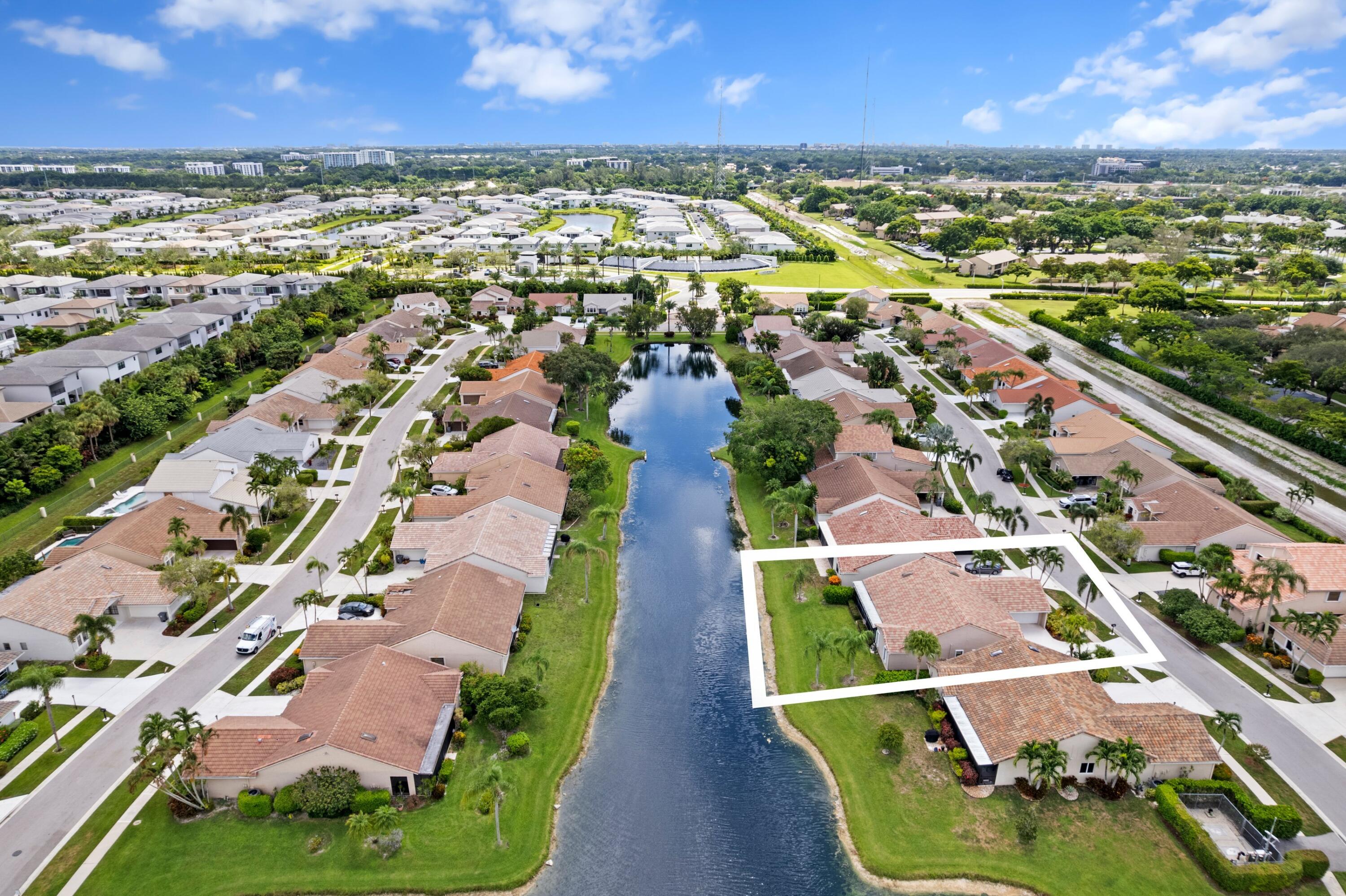 8681 Eagle Run Drive Boca Raton, FL 33434 - Photo 26 of 41 Aerial Neighborhood View