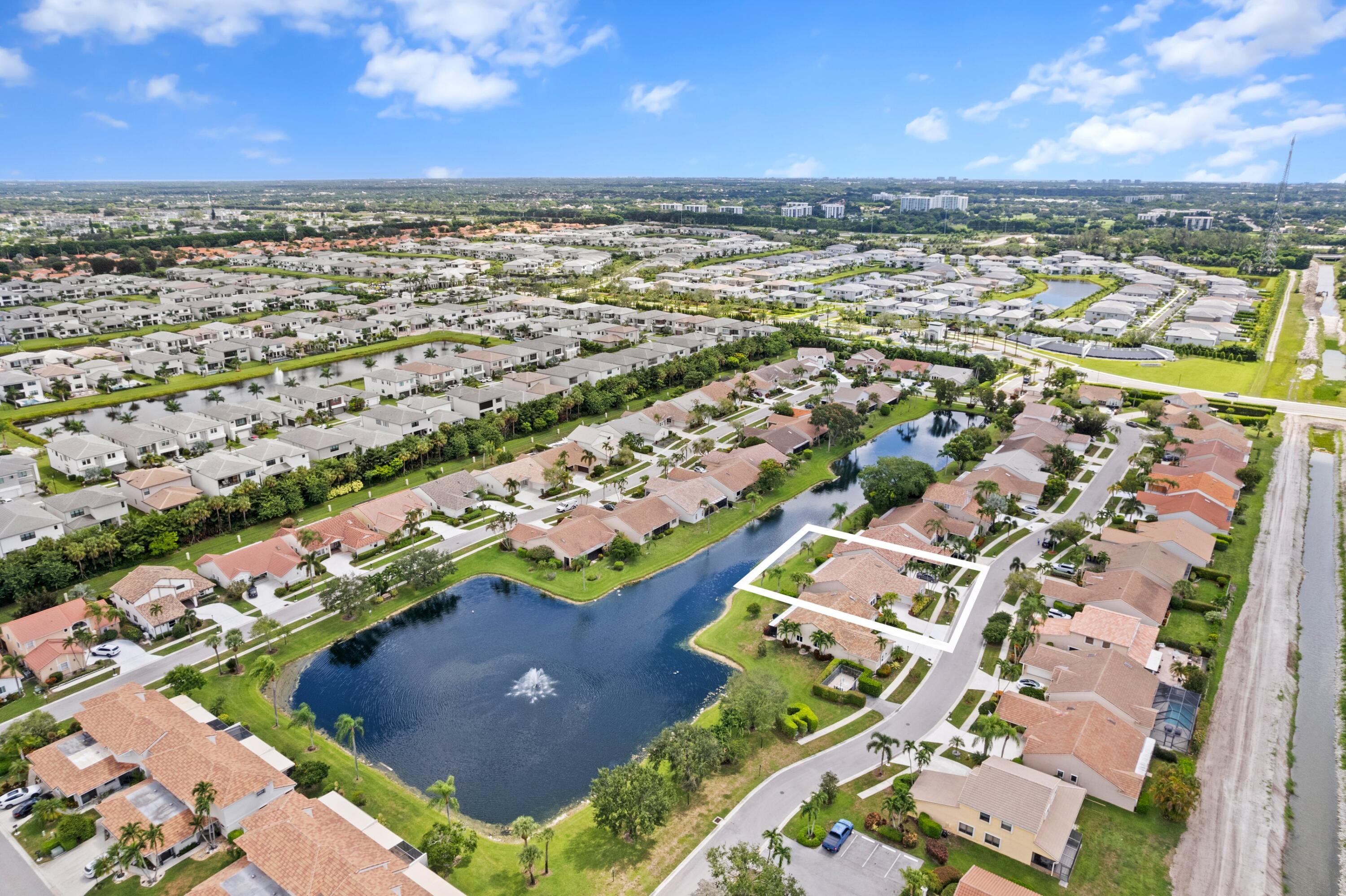 8681 Eagle Run Drive Boca Raton, FL 33434 - Photo 27 of 41 Aerial Neighborhood View