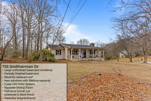 $325,000 | 725 Smitherman Road, Ringgold, GA 30736