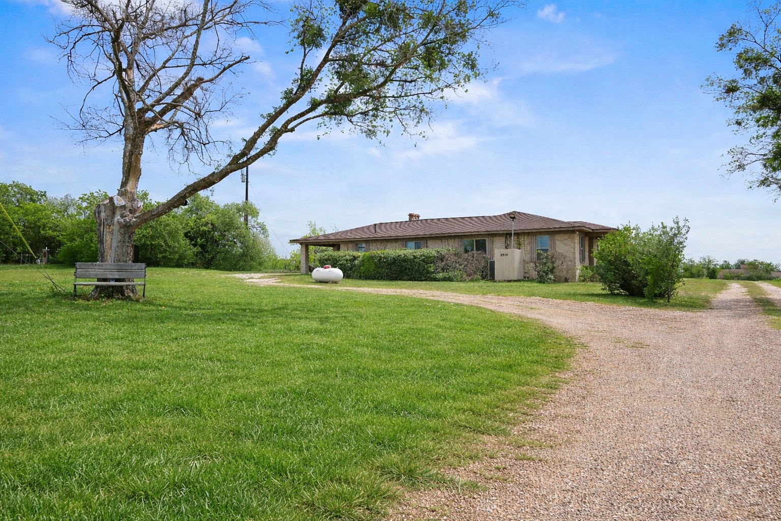 2915 County Road 153 Georgetown, TX 78626 - Photo 1 of 24 a view of a garden with a house