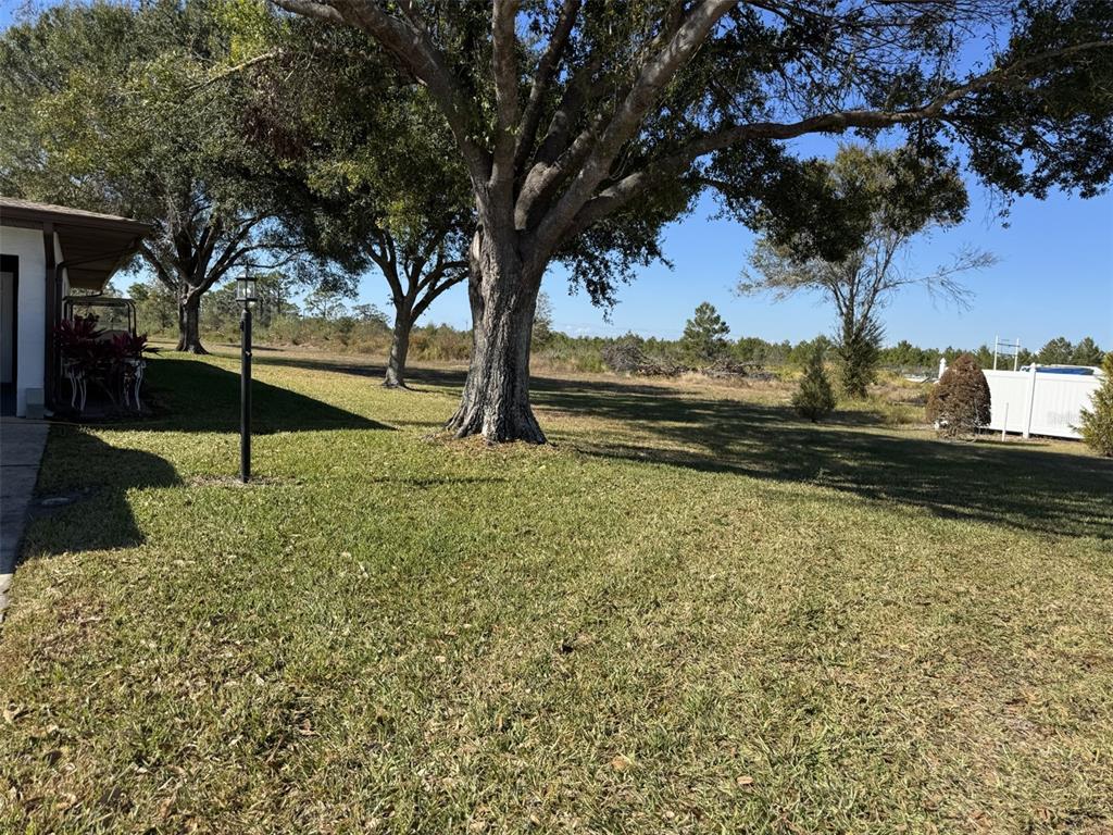 329 Genesis Pointe Drive, Unit 329 Lake Wales, FL 33859 - Photo 29 of 29 a view of a yard with large trees