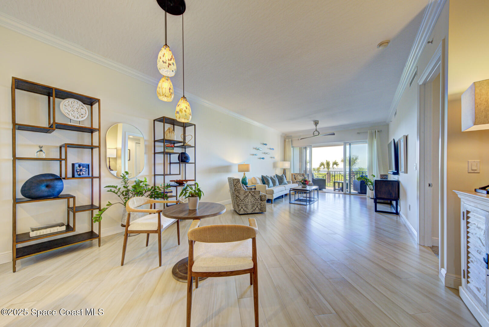 2022 Julep Drive, Unit 105 Cocoa Beach, FL 32931 - Photo 14 of 67 breakfast area open to living room