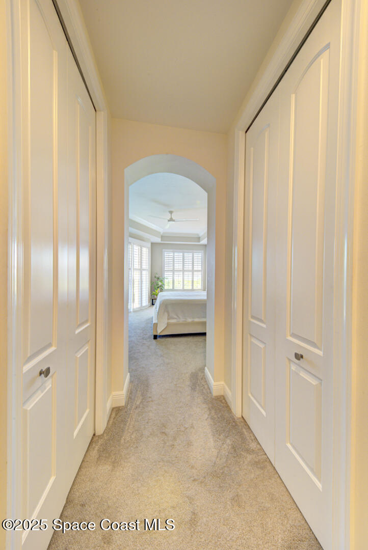 2022 Julep Drive, Unit 105 Cocoa Beach, FL 32931 - Photo 31 of 67 master bedroom double closets