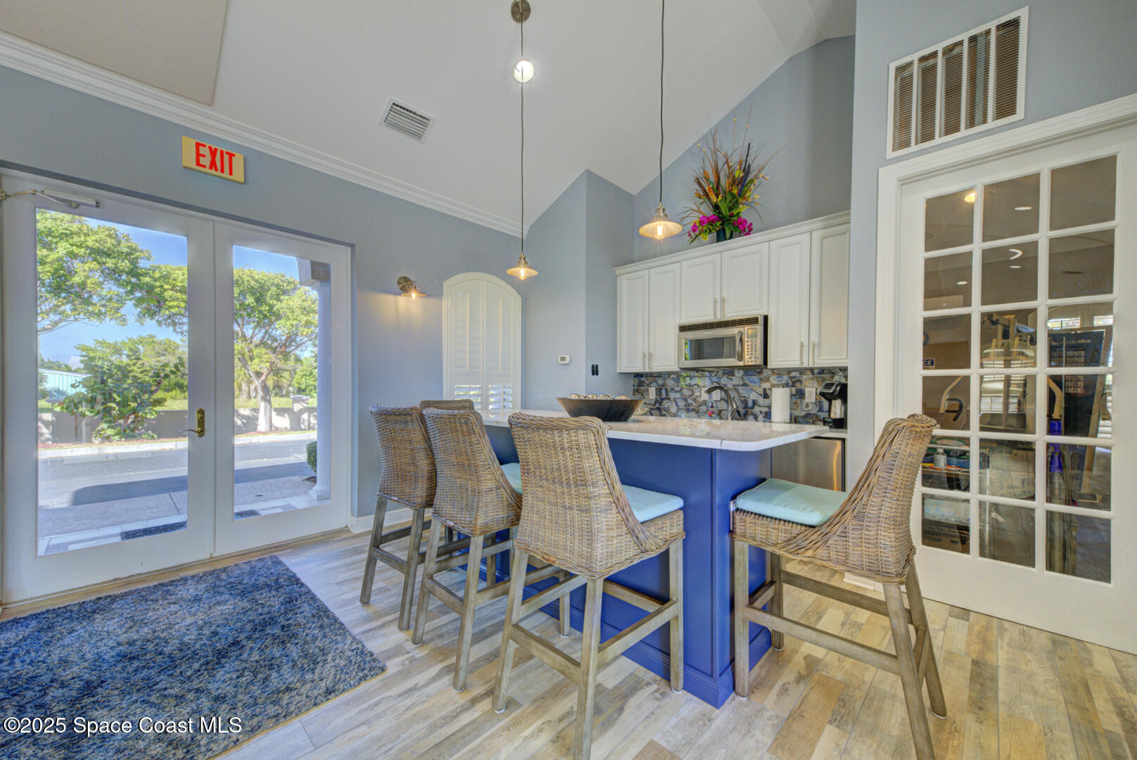 2022 Julep Drive, Unit 105 Cocoa Beach, FL 32931 - Photo 55 of 67 Magnolia Bay clubhouse kitchen