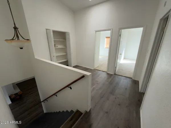 a view of storage and utility room