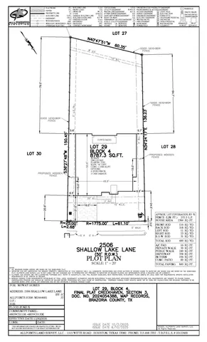 $474,792 | 2506 Shallow Lk Lane, Iowa Colony, TX 77583