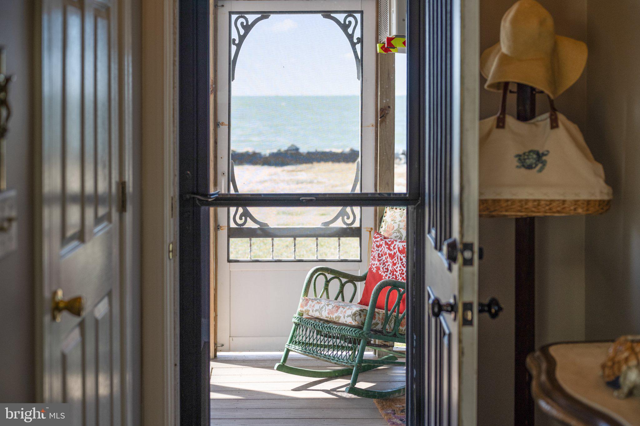 1 LaVallette Road Crisfield, MD 21817 - Photo 34 of 95 Seaside serenity through the doorway.