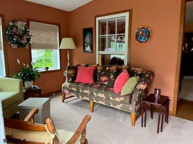 a outdoor space with furniture