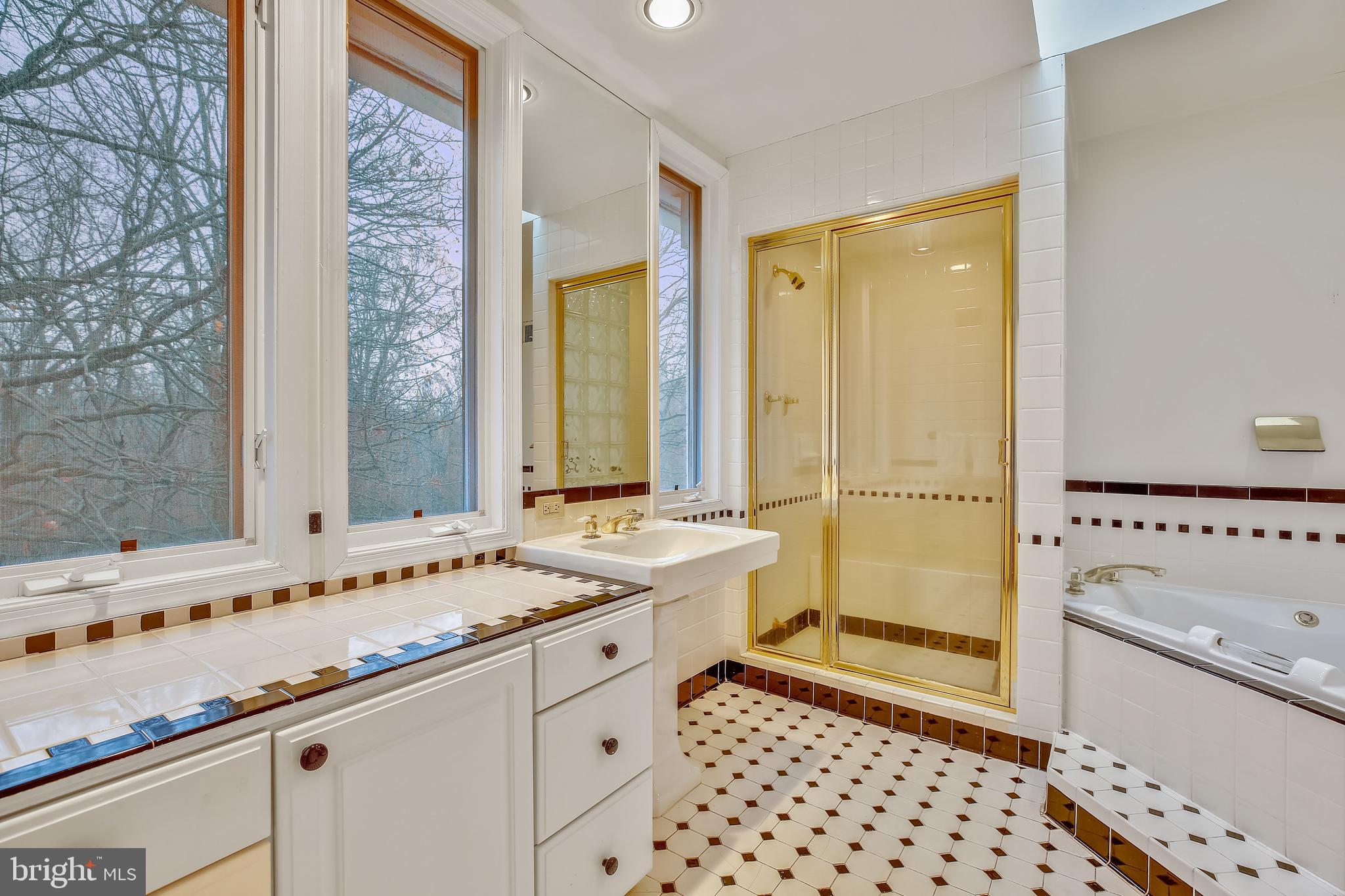 11781 Gainsborough Road Potomac, MD 20854 - Photo 34 of 65 Primary Bath with vanity and separate shower