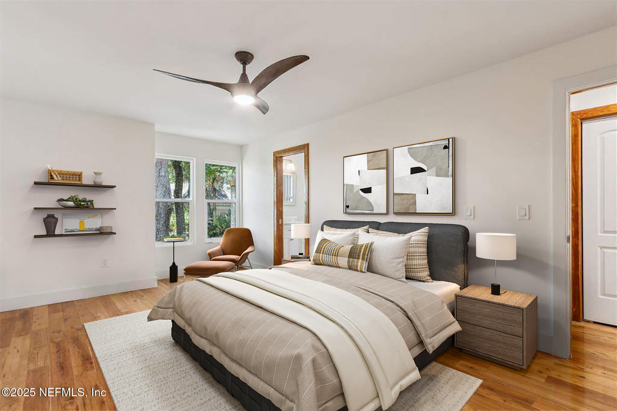 22 Belted Kingfisher Road Fernandina Beach, FL 32034 - Photo 35 of 70 a bedroom with a bed and window