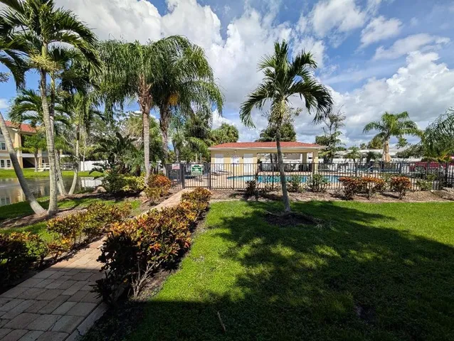 a view of outdoor space and yard