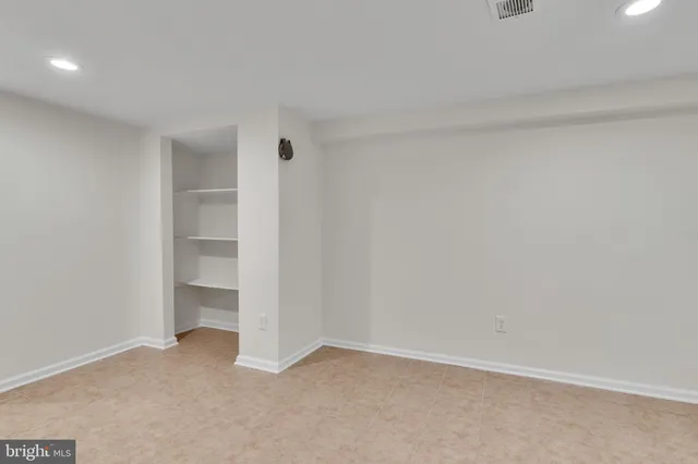 a view of an empty room