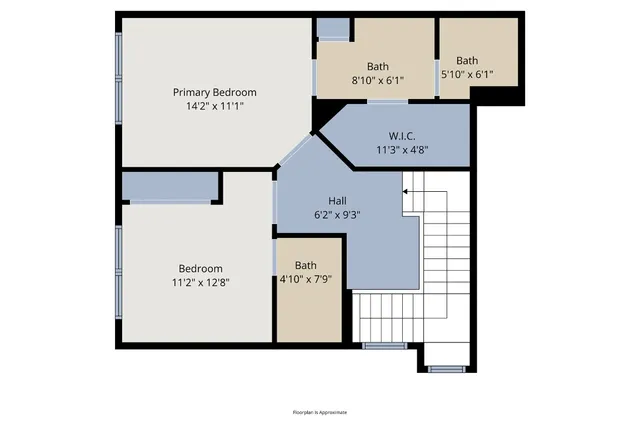 a picture of a floor plan