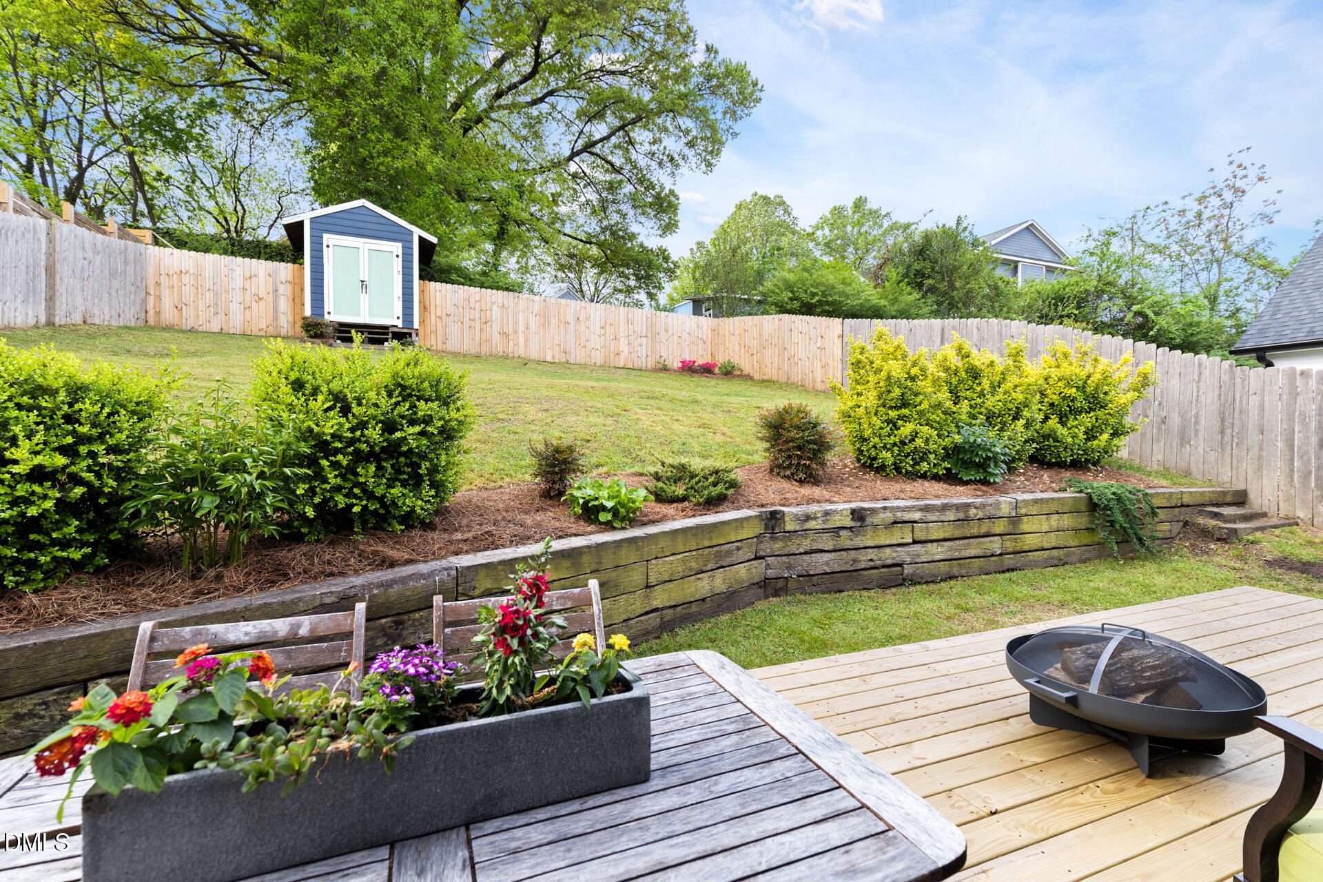 608 Canal Street Durham, NC 27701 - Photo 6 of 36 a view of a back yard and a lake view