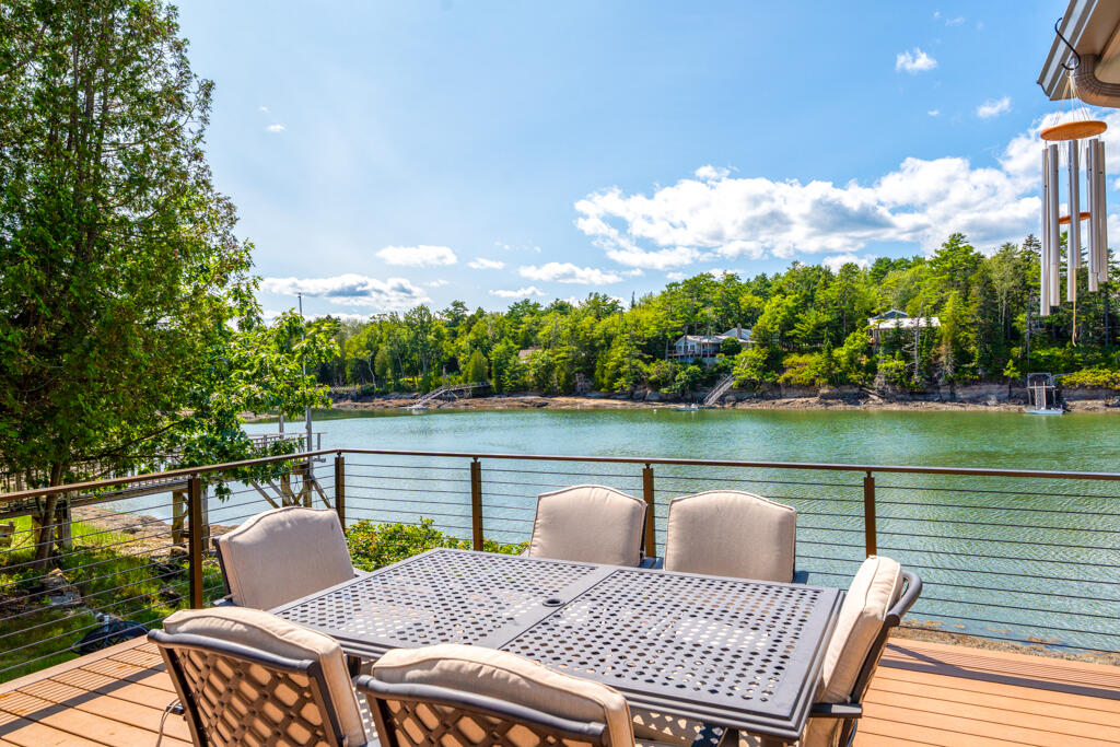 22 Little Crow Point Harpswell, ME 04079 - Photo 3 of 48 Deck overlooking Mill Cove