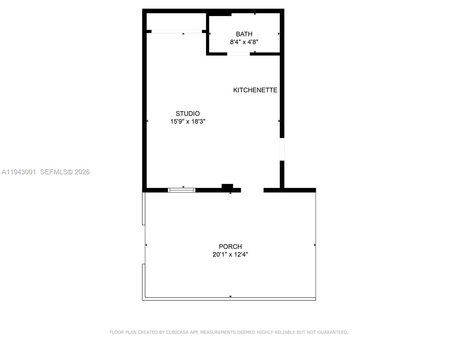2120 Southwest 83rd Avenue Miami, FL 33155 - Photo 8 of 8 a picture of a bench in a white building
