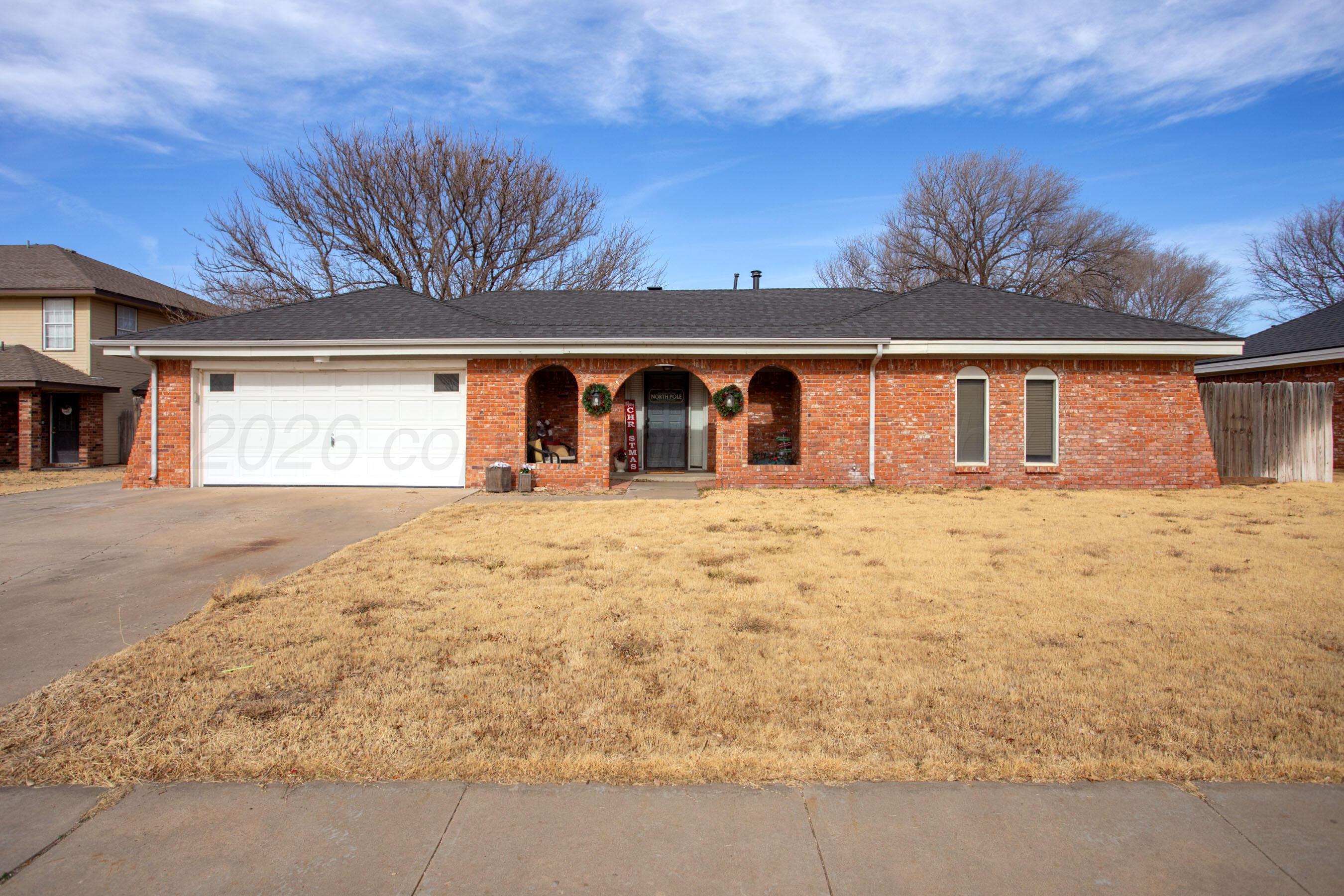 2907 Mable Drive Canyon, TX 79015 - Photo 1 of 19 front view of a house with a street