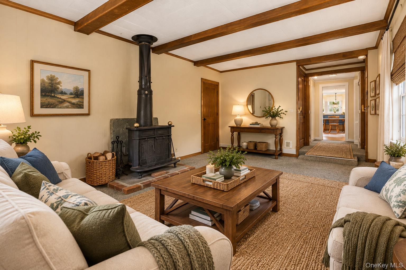 267 Salem Road Pound Ridge, NY 10576 - Photo 22 of 43 Virtually Staged Family Room