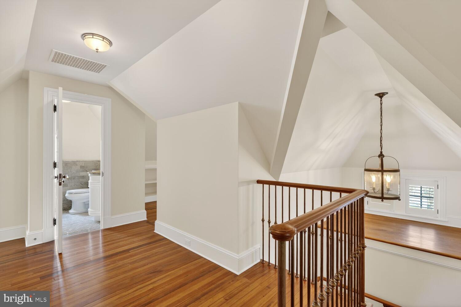 2604 31st Street Northwest Washington, DC 20008 - Photo 31 of 46 a view of a hallway with wooden floor and entryway