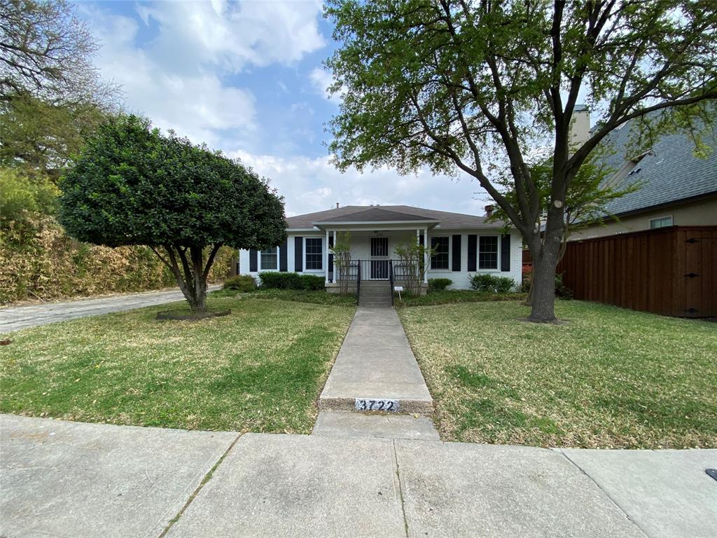 3722 Fairfax Avenue Dallas, TX 75209 - Photo 1 of 1 a front view of a house with a yard