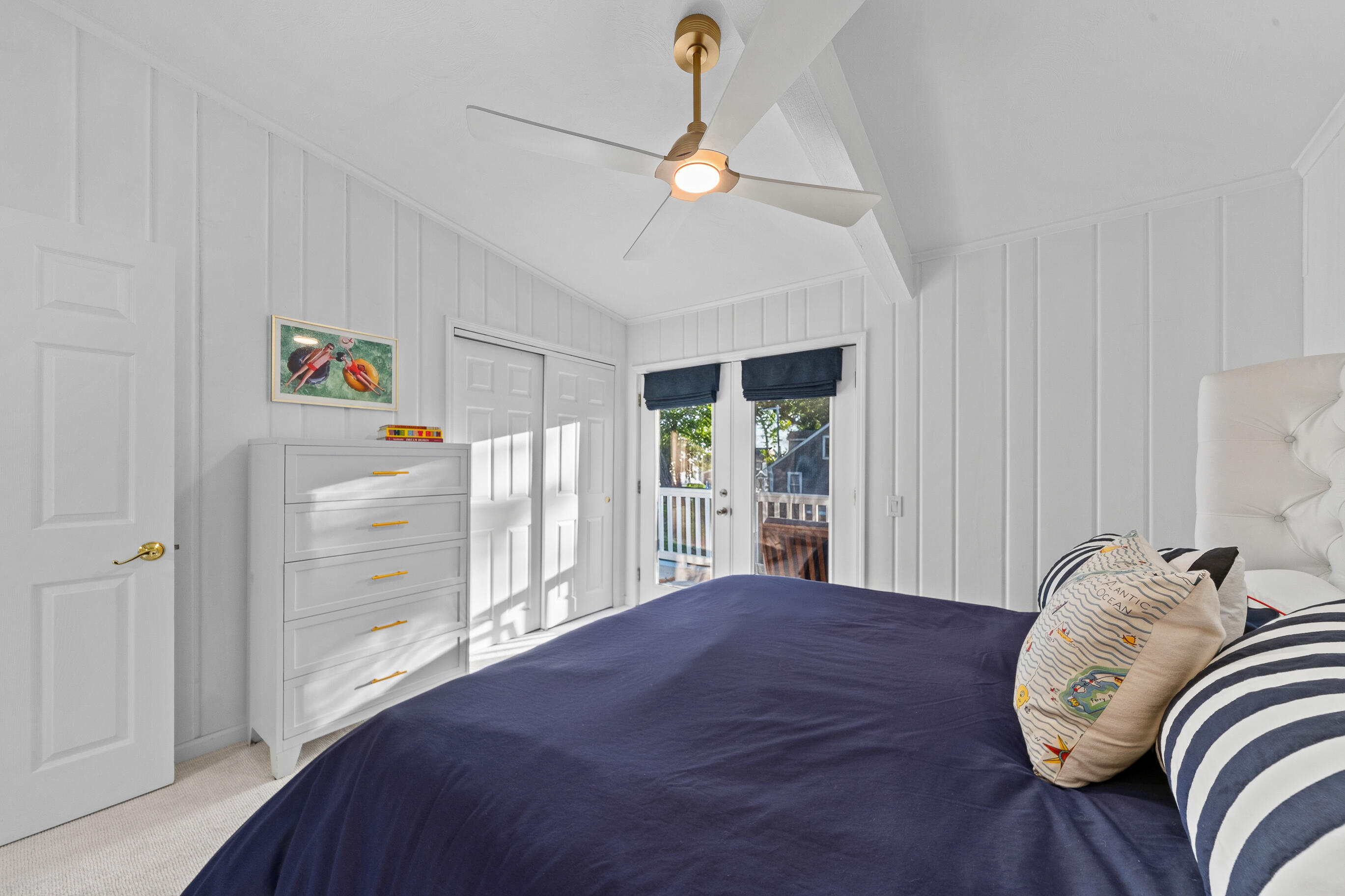 550 Glenview Road Williams Bay, WI 53191 - Photo 15 of 54 Primary Bedroom Suite Opens to Deck