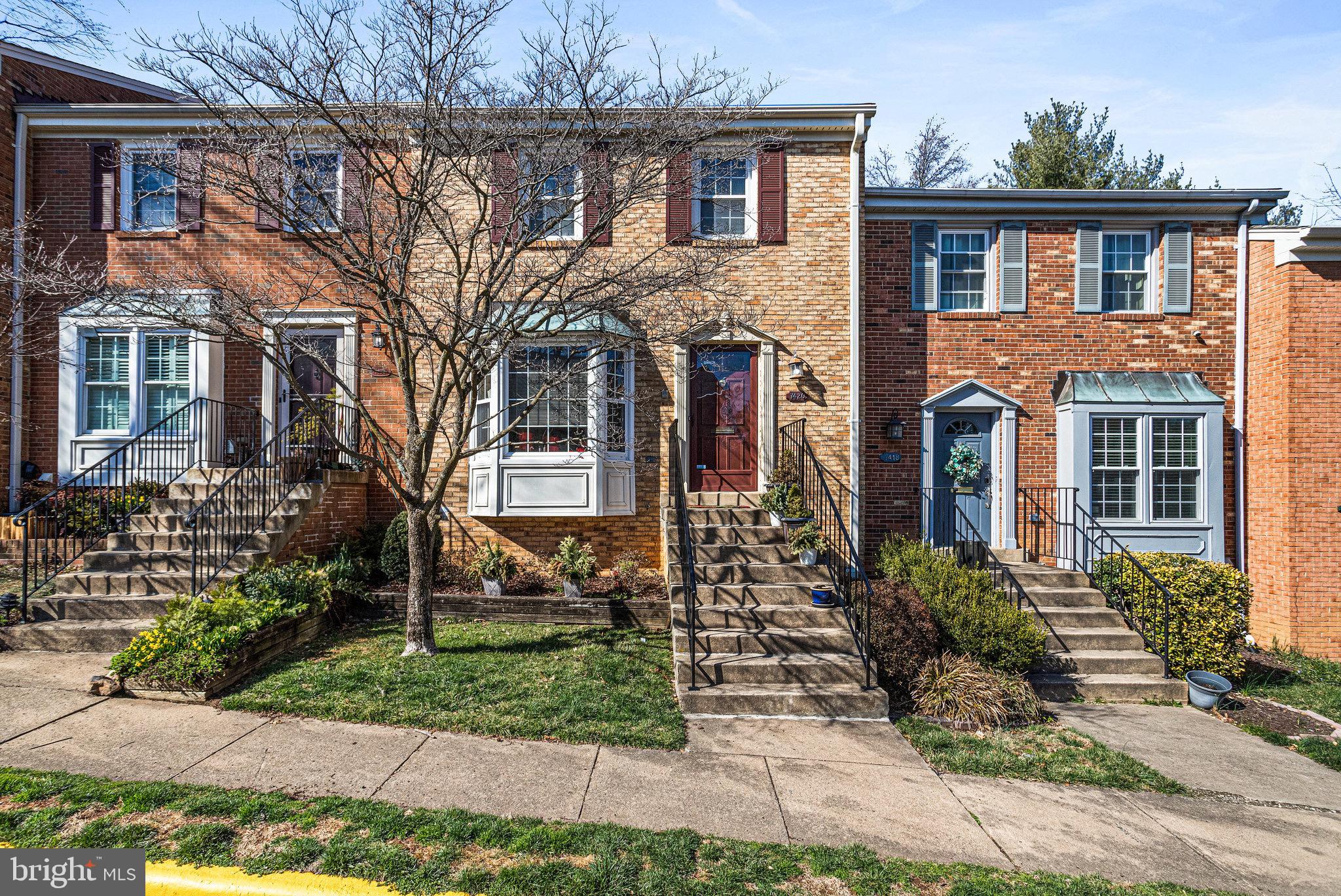 3BR/2.5BA brick front townhome