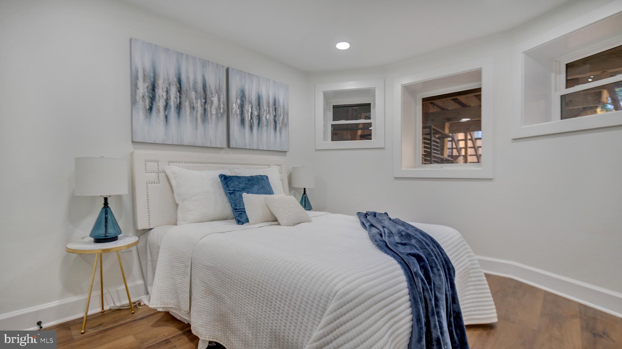 607 K Street Northeast Washington, DC 20002 - Photo 59 of 76 Lower-Level Bedroom Offering Privacy & Comfort