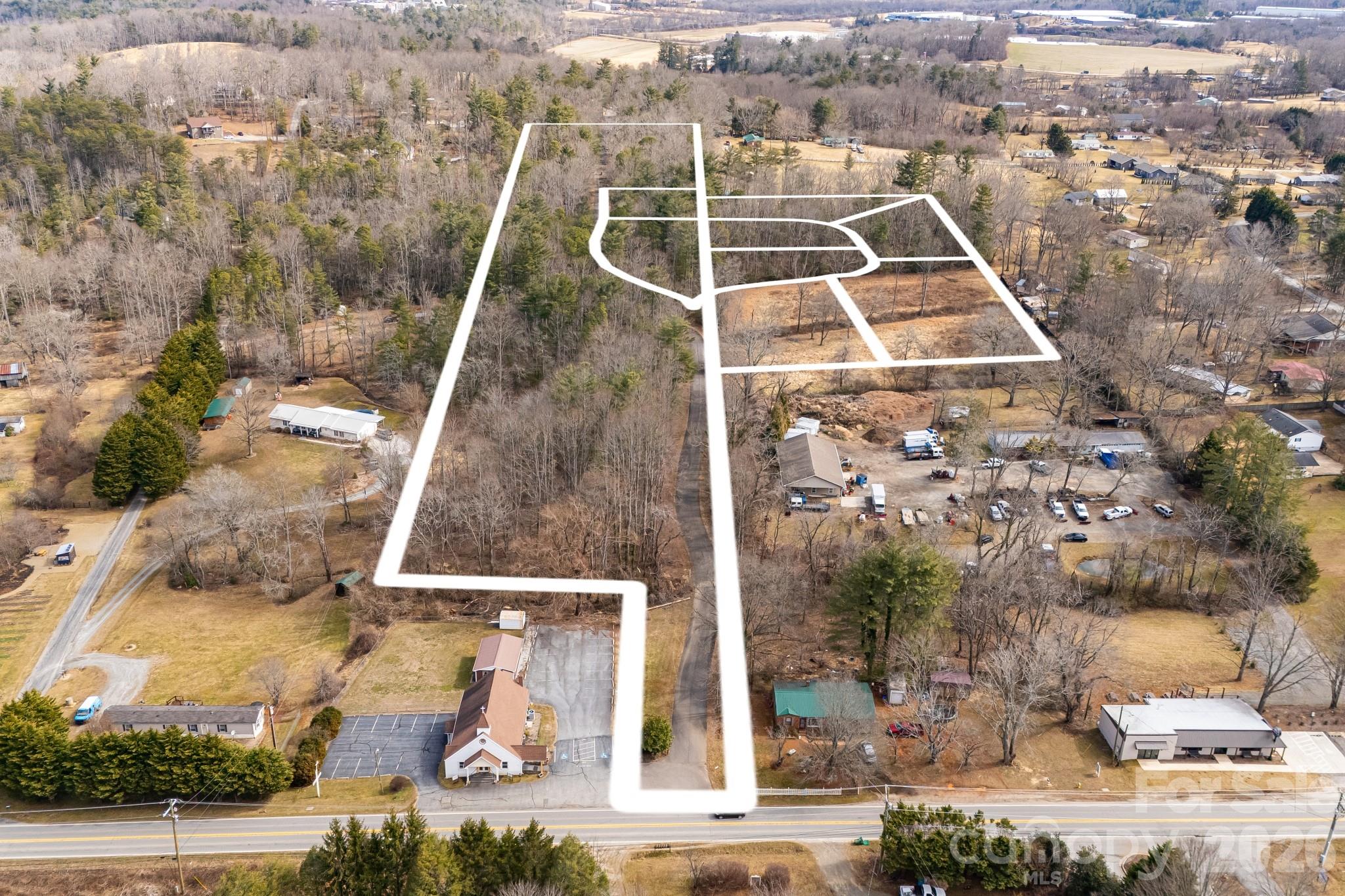0 Old Haywood Road Mills River, NC 28759 - Photo 2 of 16 an aerial view of a house