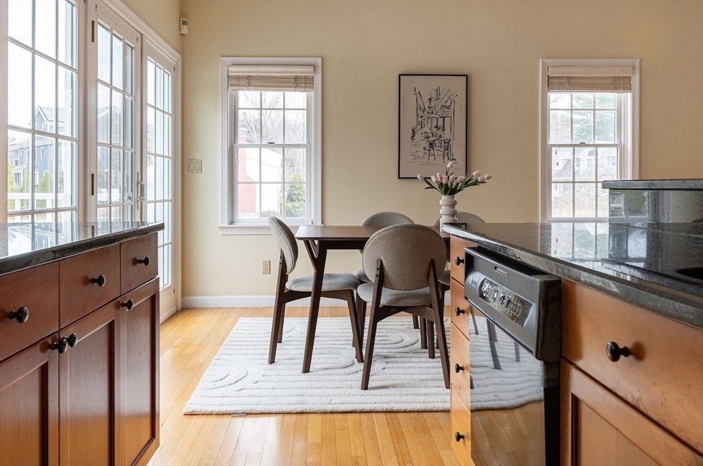 21 Bryant Road Lexington, MA 02420 - Photo 16 of 33 a view of a dining room with furniture and a window