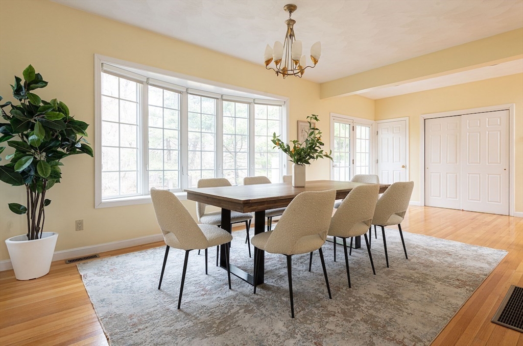 21 Bryant Road Lexington, MA 02420 - Photo 10 of 33 a view of a dining room with furniture and window