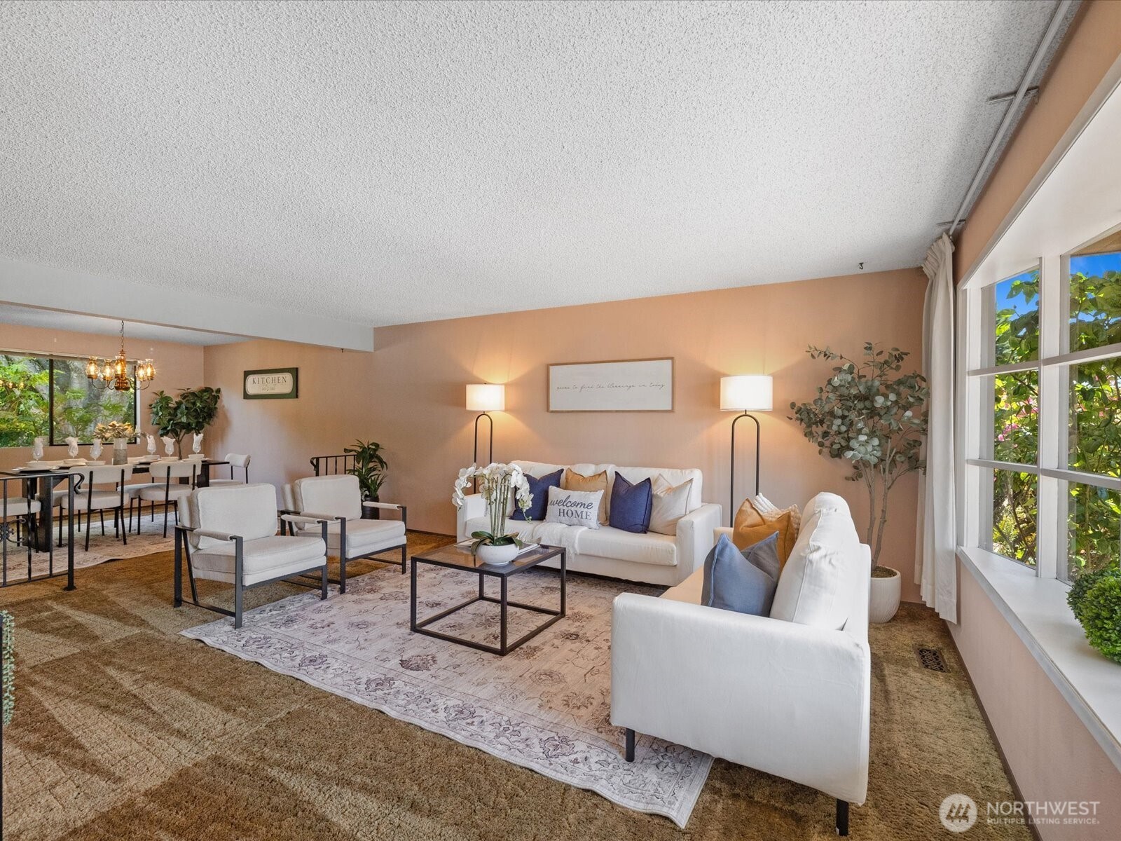 12314 Northeast 162nd Street Bothell, WA 98011 - Photo 19 of 39 a living room with furniture and a large window