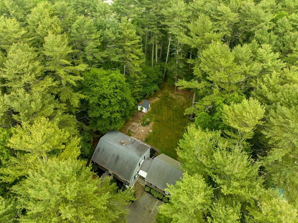 658 Middle Road Acushnet, MA 02743 - Photo 32 of 32 a backyard of a house with lots of plants and tree