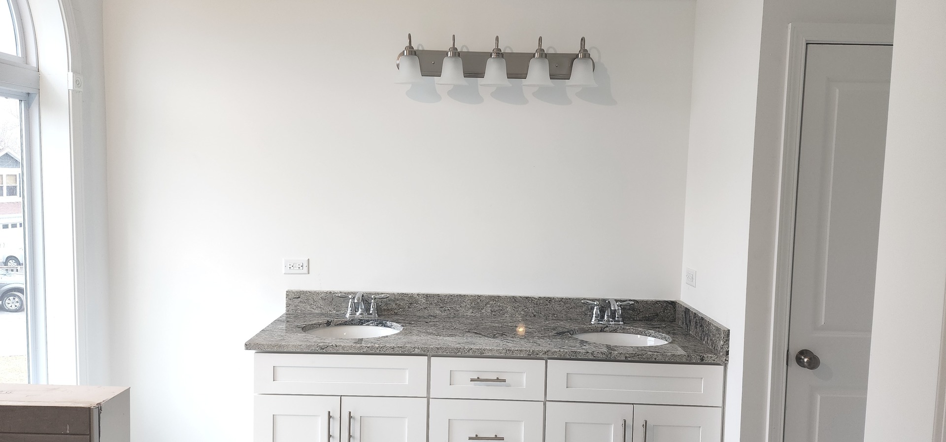 25624 Fieldstone Court Channahon, IL 60410 - Photo 15 of 15 a bathroom with a granite countertop sink and cabinets