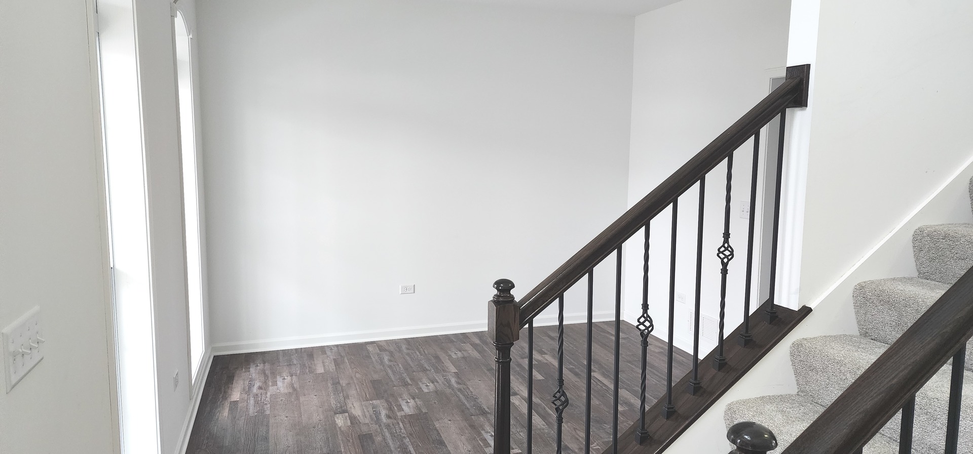 25624 Fieldstone Court Channahon, IL 60410 - Photo 7 of 15 a view of staircase with railing and white walls
