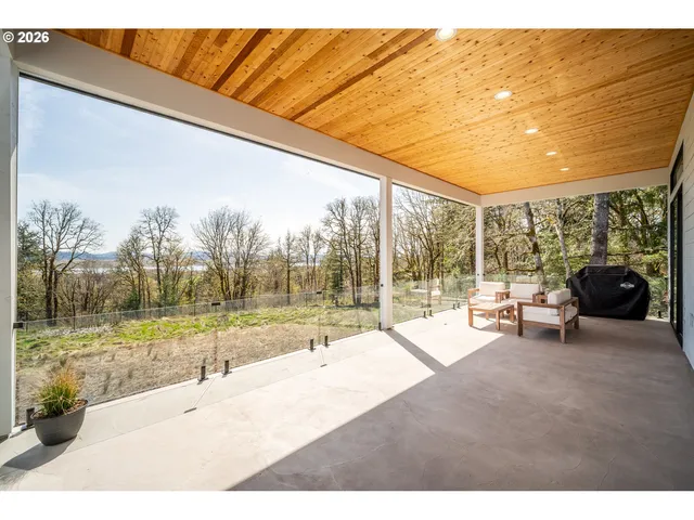 a view of an ocean and a beach
