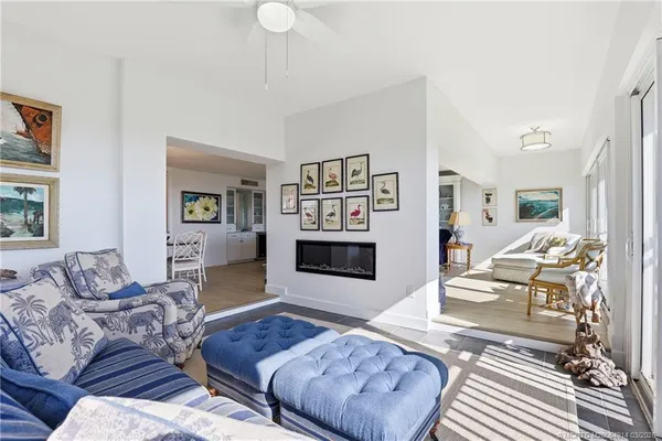 a view of a yard with an outdoor space