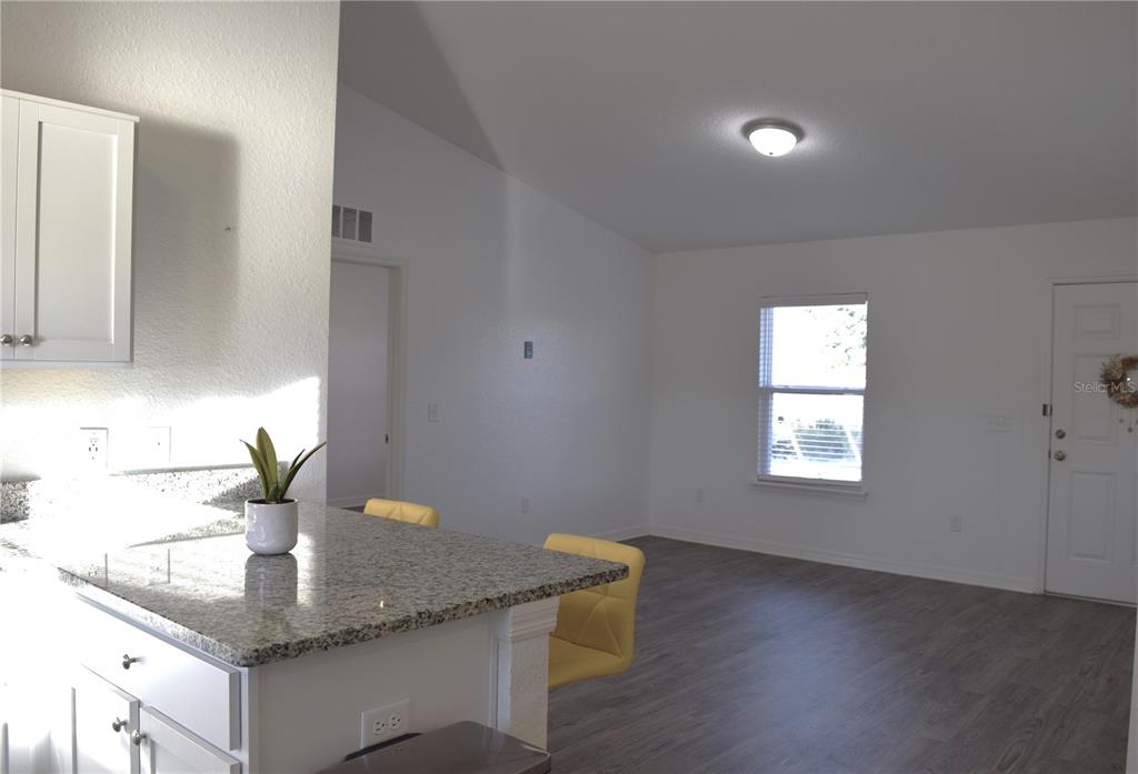 3184 Southwest 151st Avenue Ocala, FL 34481 - Photo 7 of 17 a kitchen with granite countertop a sink cabinets and wooden floor