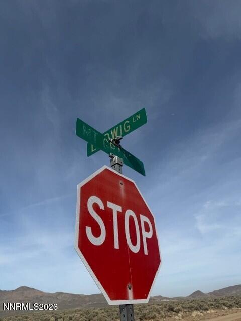 a close up of a street sign