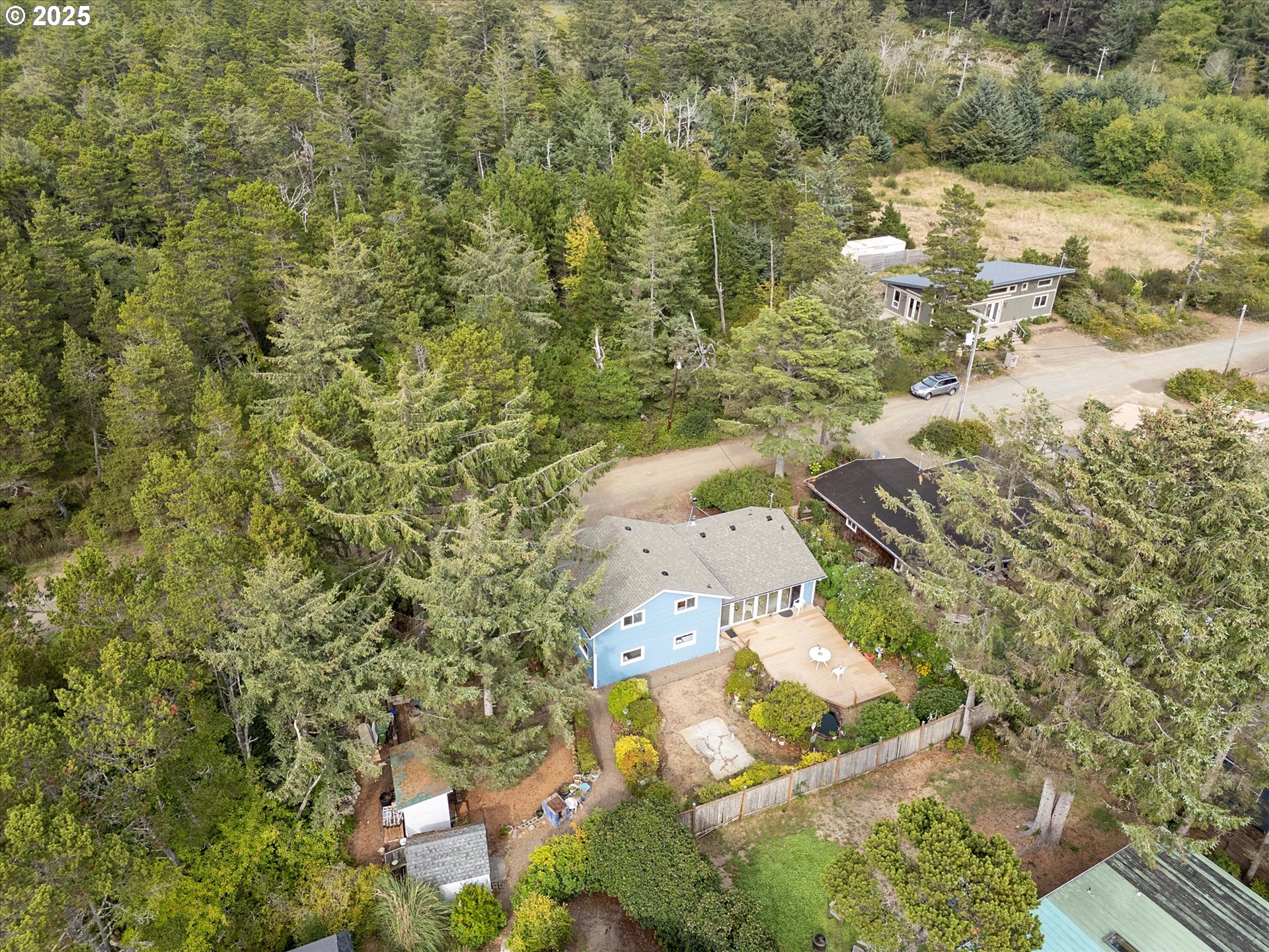 5825 Roma Avenue Cloverdale, OR 97112 - Photo 41 of 44 an aerial view of residential house with outdoor space
