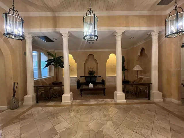 a room with gym equipment