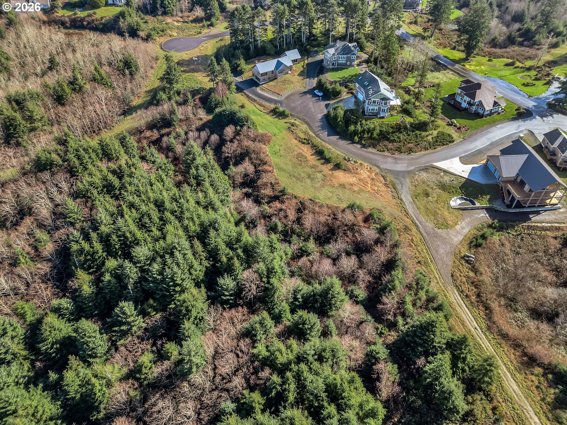 3038 Ocean View Court Ilwaco, WA 98624 - Photo 14 of 16 an aerial view of residential houses with outdoor space