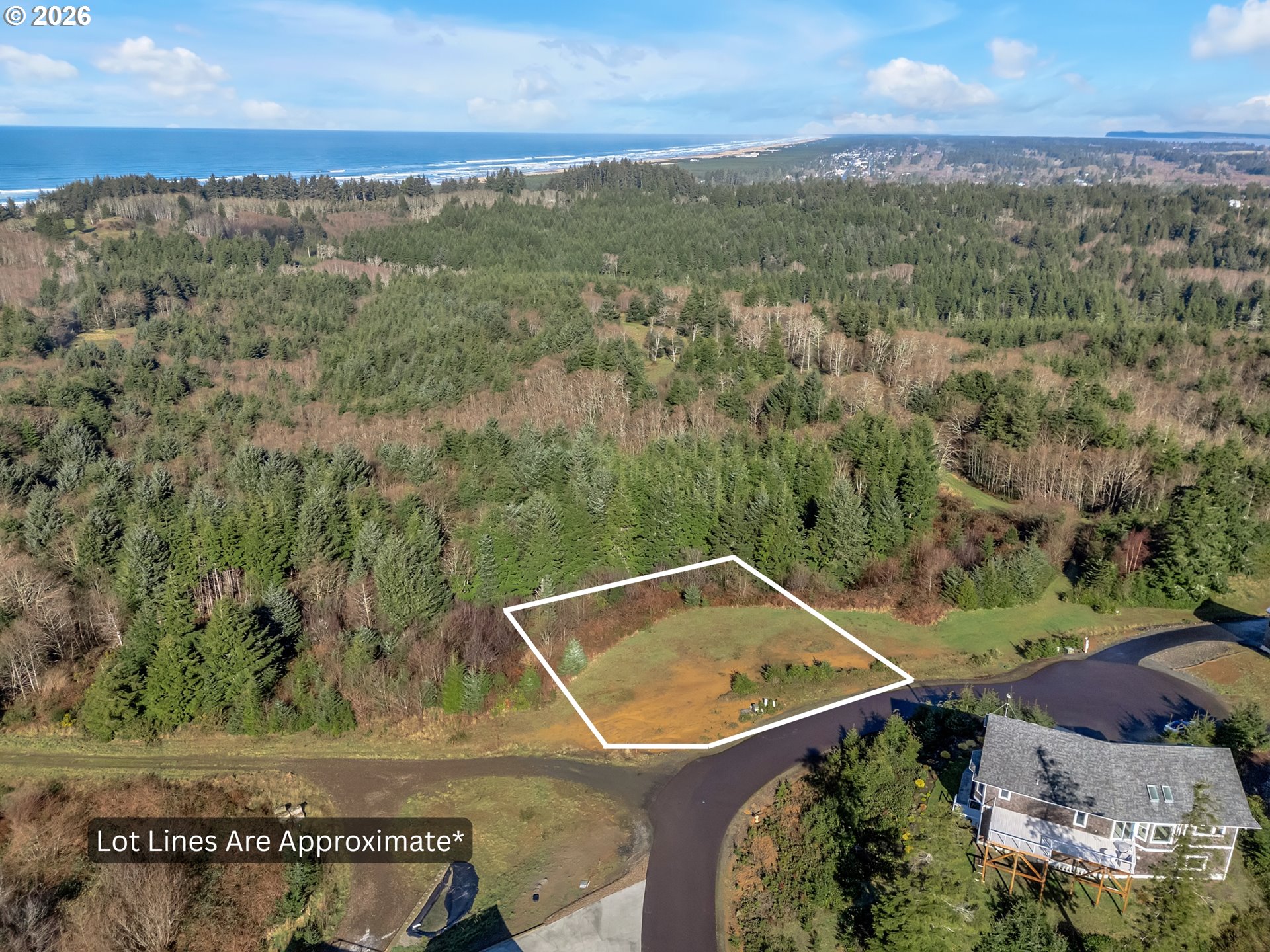 3038 Ocean View Court Ilwaco, WA 98624 - Photo 10 of 16 an aerial view of residential house with outdoor space