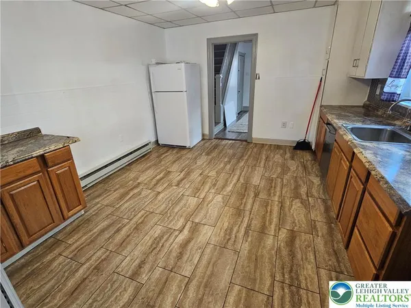 a view of a kitchen from the roof