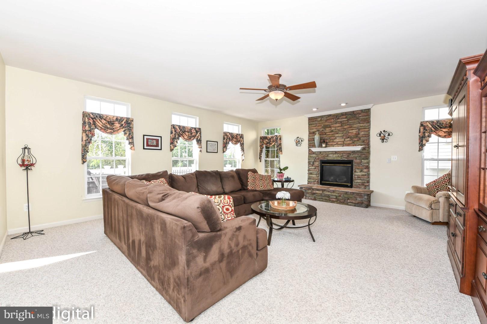 11026 Country Club Road New Market, MD 21774 - Photo 26 of 30 Very open Great room w Stone Gas Fireplace