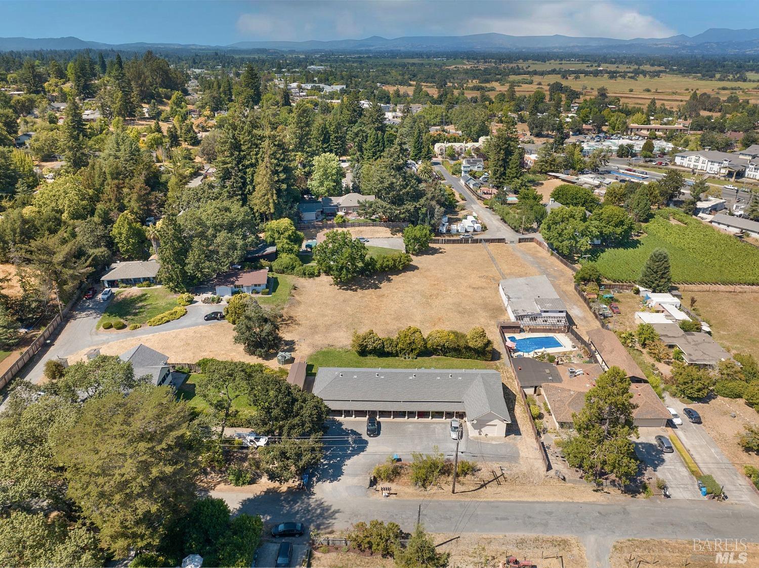 7156-7198 Witter Road Sebastopol, CA 95472 - Photo 1 of 1 an aerial view of residential houses with outdoor space