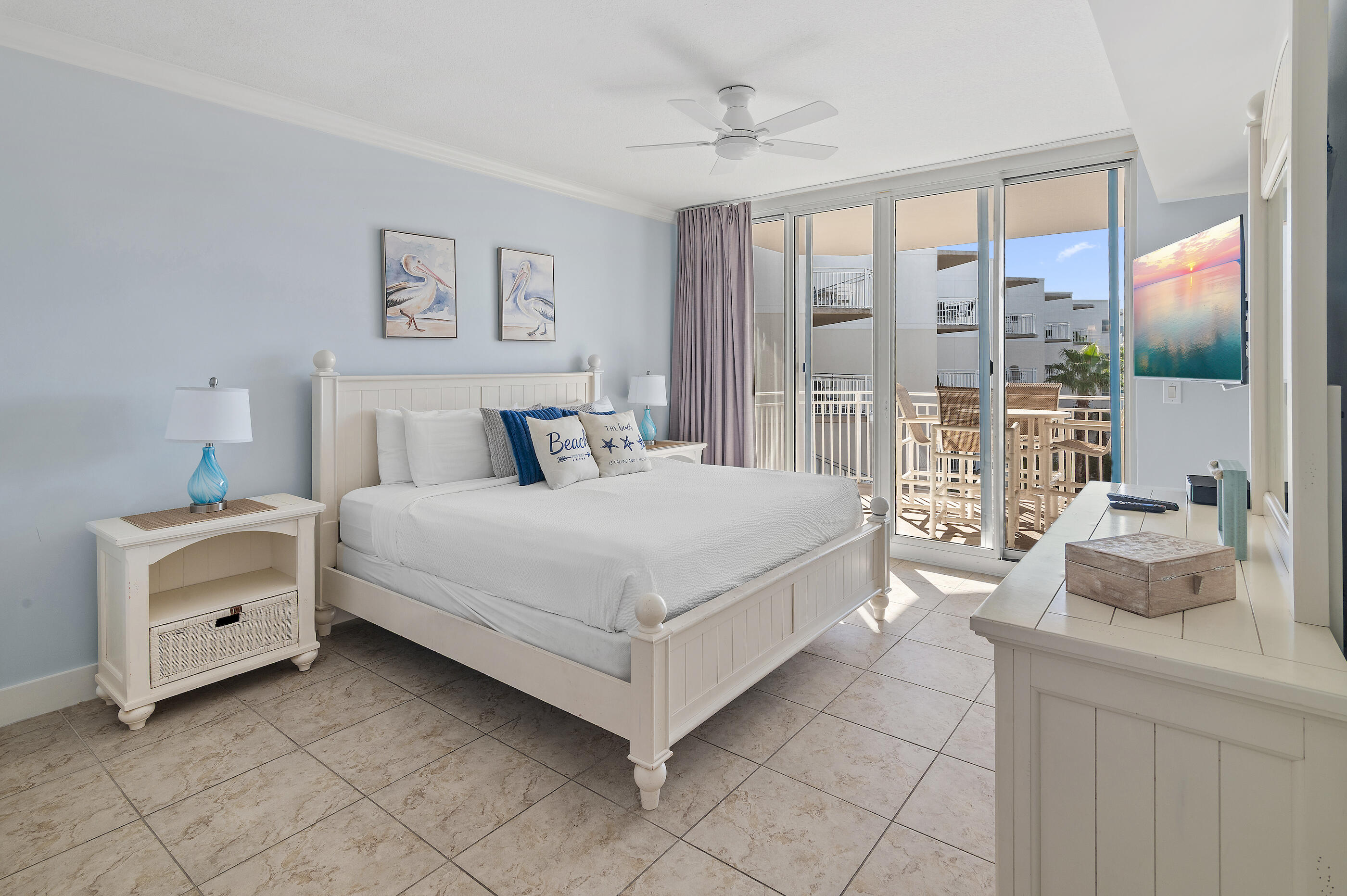 1110 Santa Rosa Boulevard, Unit C500 Fort Walton Beach, FL 32548 - Photo 20 of 59 a bedroom with a bed and a large window